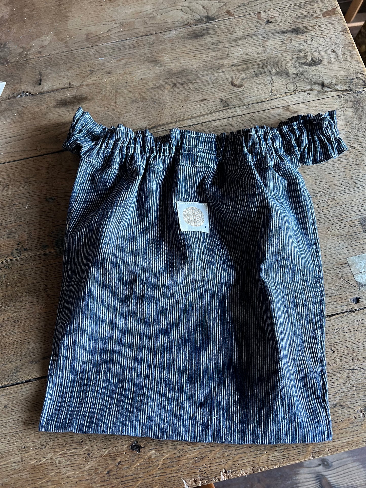 身体ととのう Tao Pants(男女兼用)フラワーオブライフ刺繍タグ付